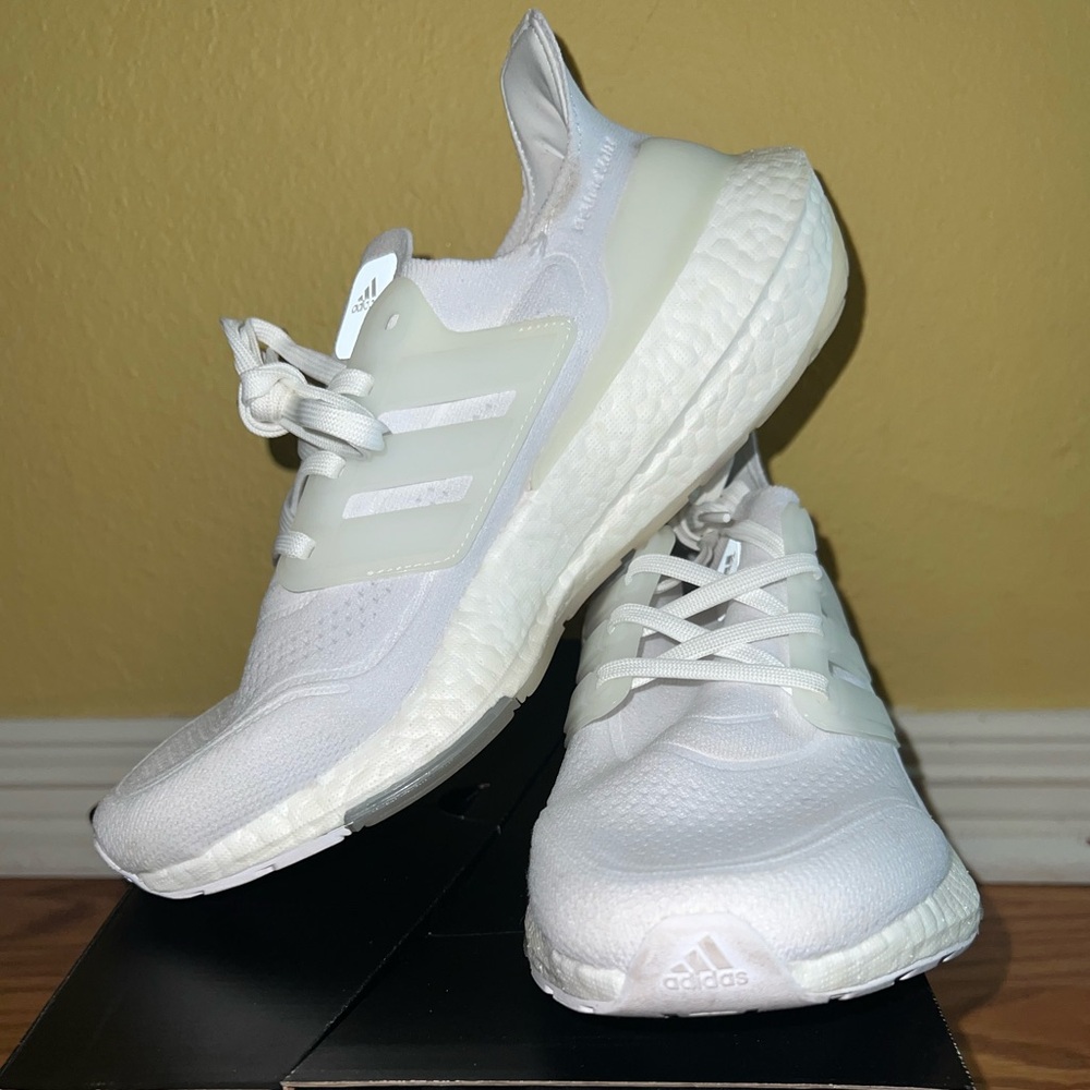 Adidas Ultraboost 21 White—women’s shoes